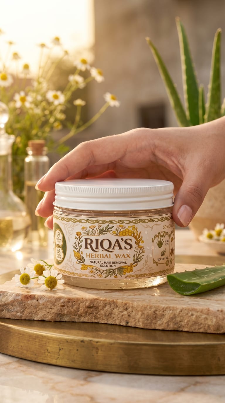 RIQA Herbal Wax – Natural Hair Removal Solution