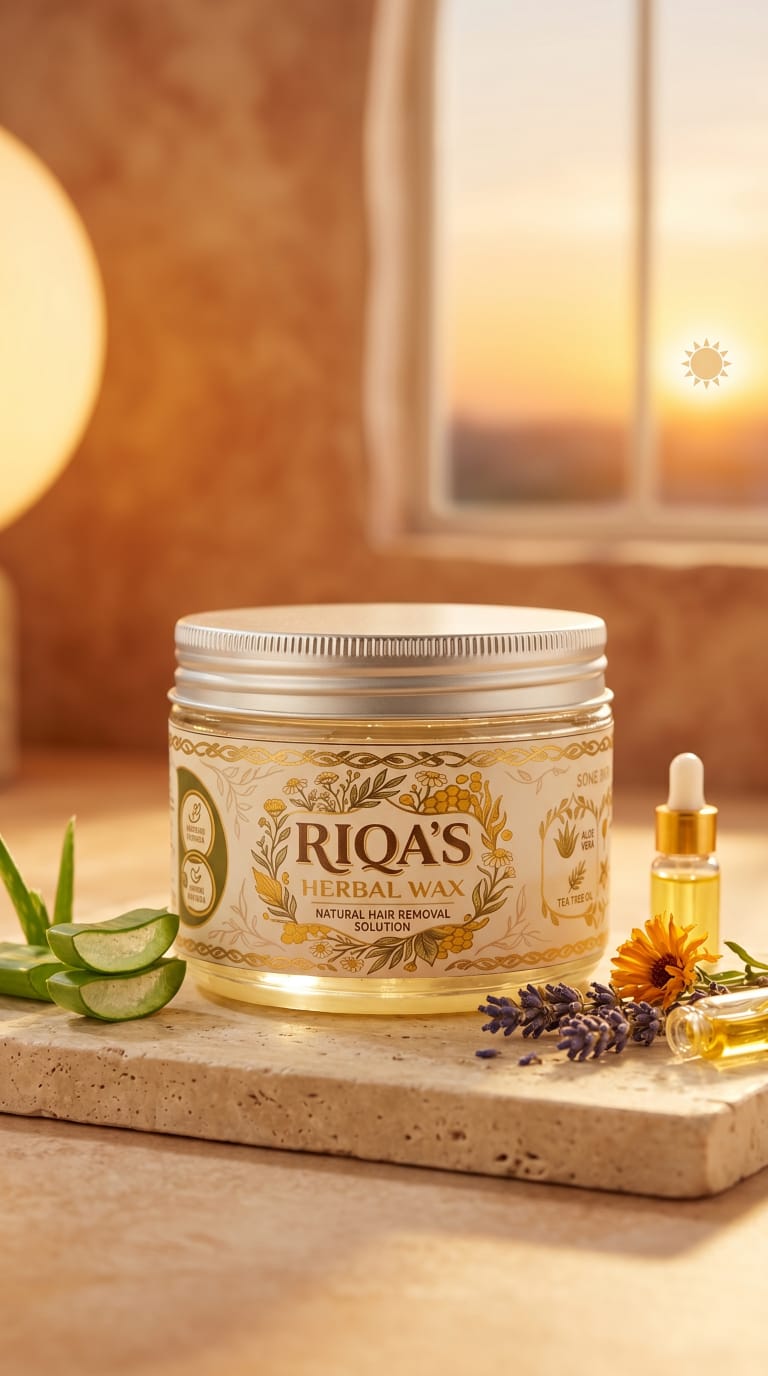 RIQA Herbal Wax – Natural Hair Removal Solution