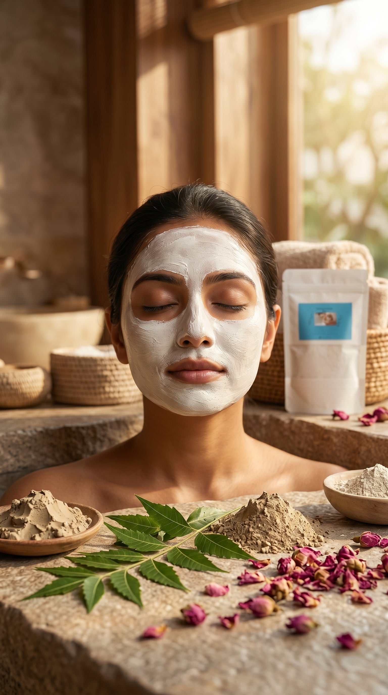 🌿 Zinc Oxide Face Mask – Oil Control & Acne Defense Formula