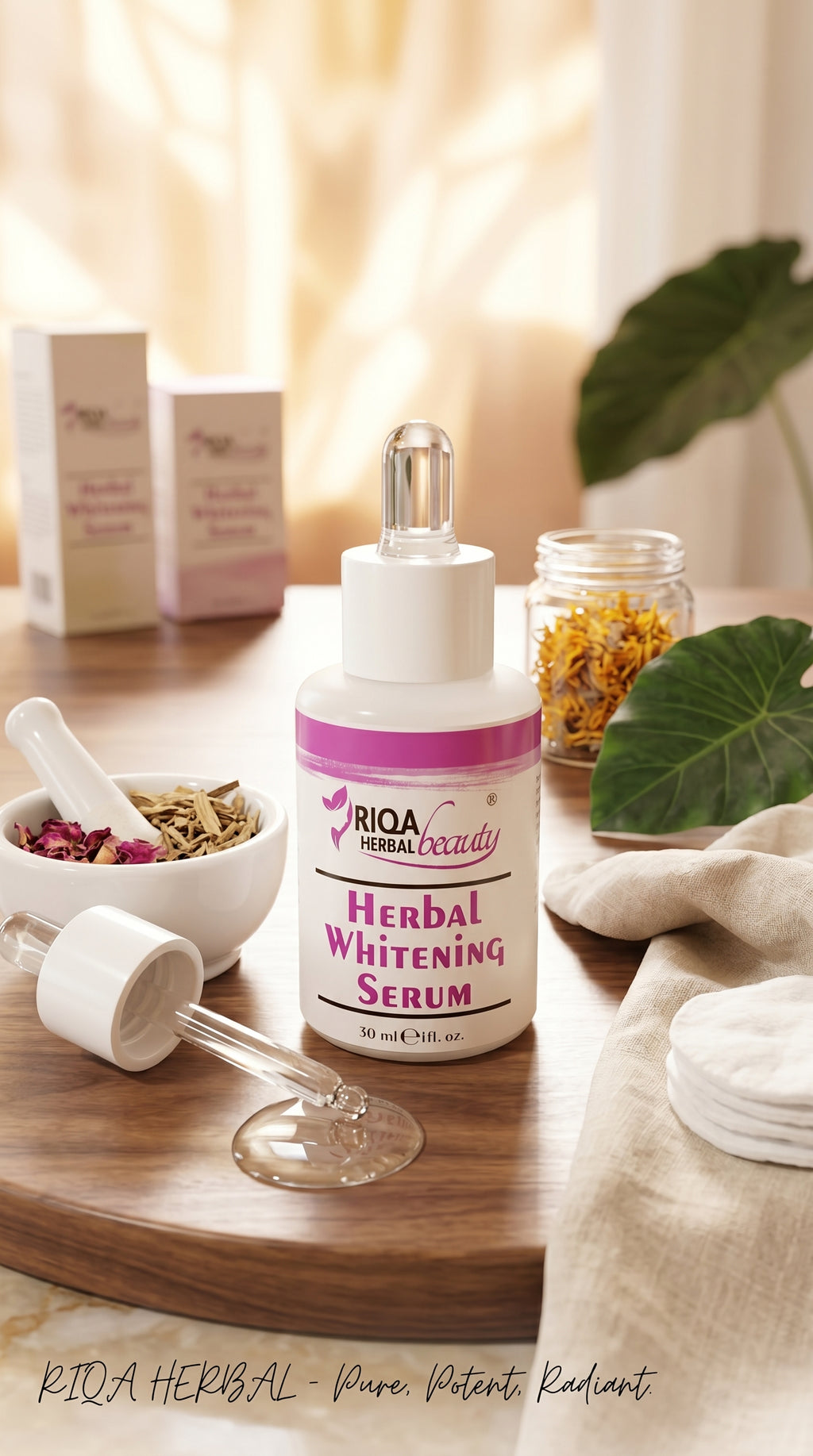 RIQA Herbal Whitening Serum (30ml)