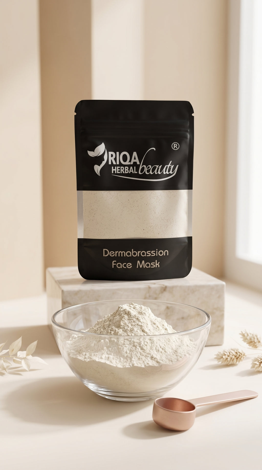 🌿 Herbal Powdered Facial – Natural Glow & Deep Skin Detox