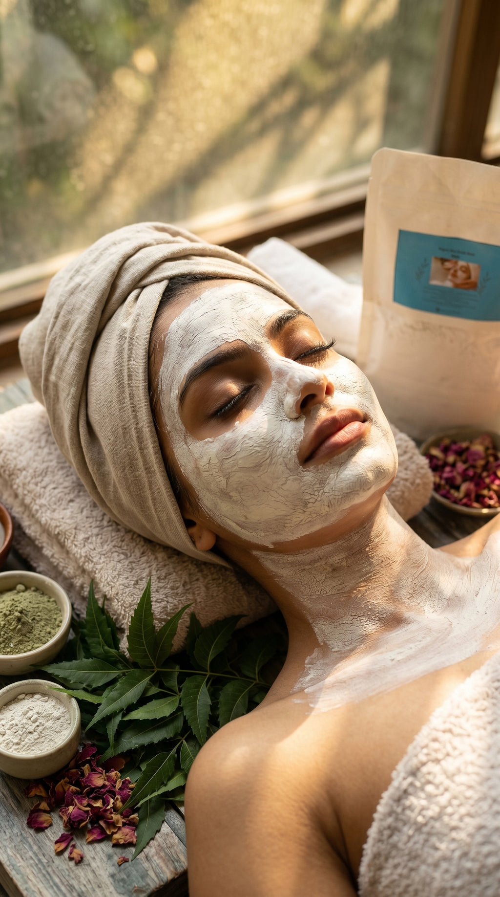 🌿 Zinc Oxide Face Mask – Oil Control & Acne Defense Formula