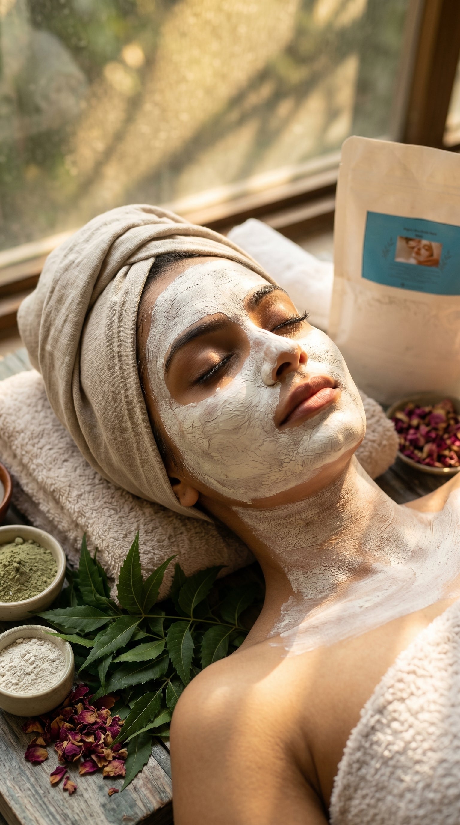 🌿 Zinc Oxide Face Mask – Oil Control & Acne Defense Formula