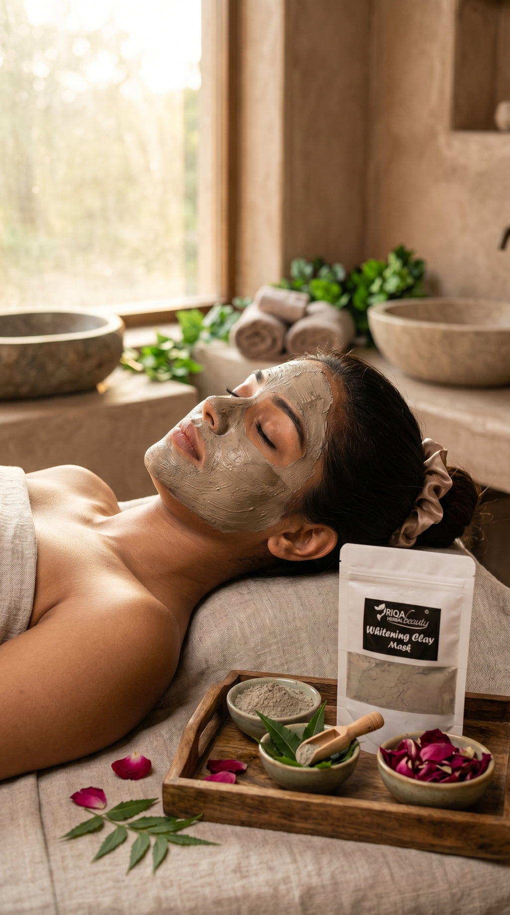 🌿 Clay Mask – Deep Cleansing, Oil Control & Natural Glow