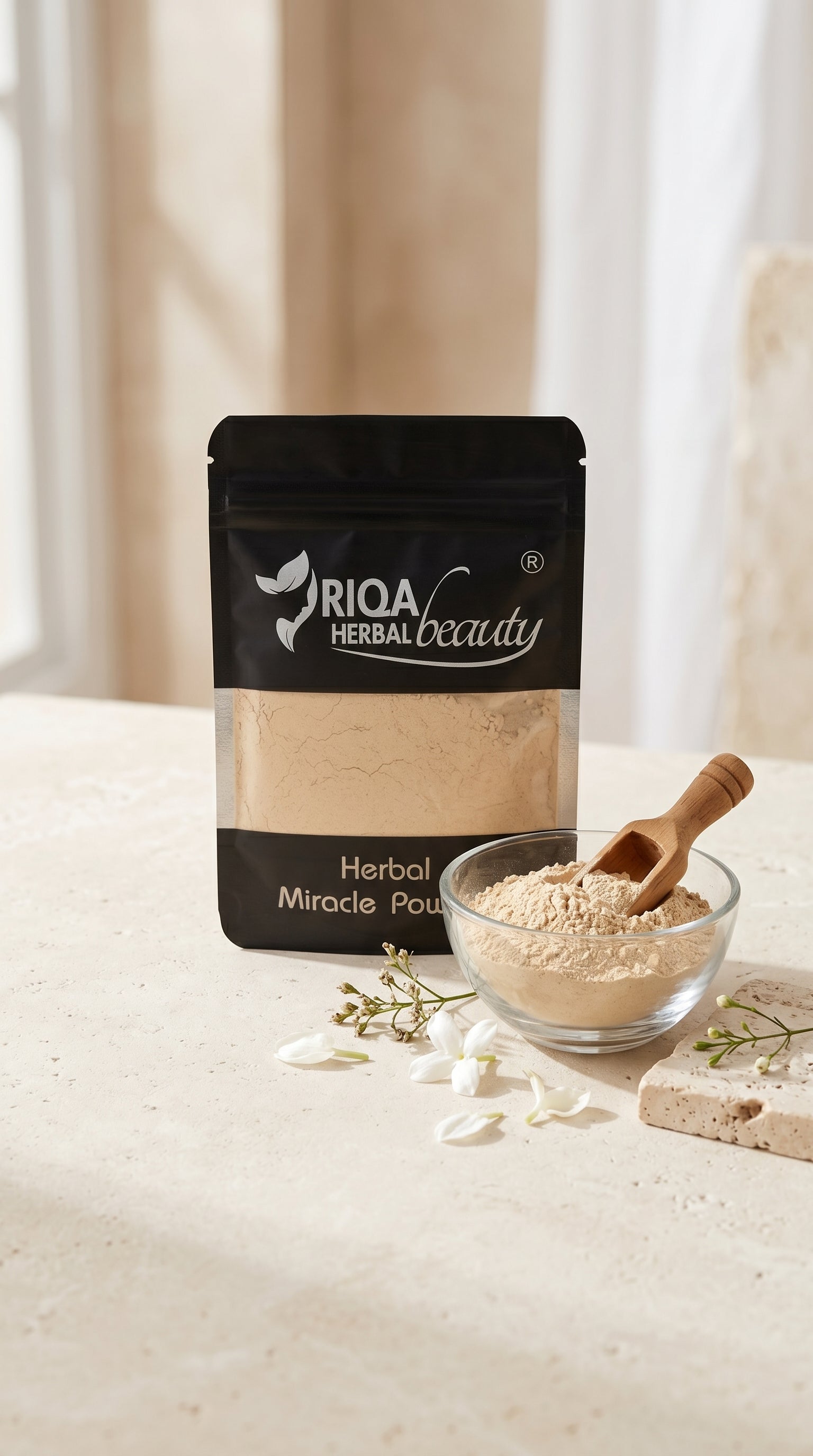 🌿 Herbal Powdered Facial – Natural Glow & Deep Skin Detox