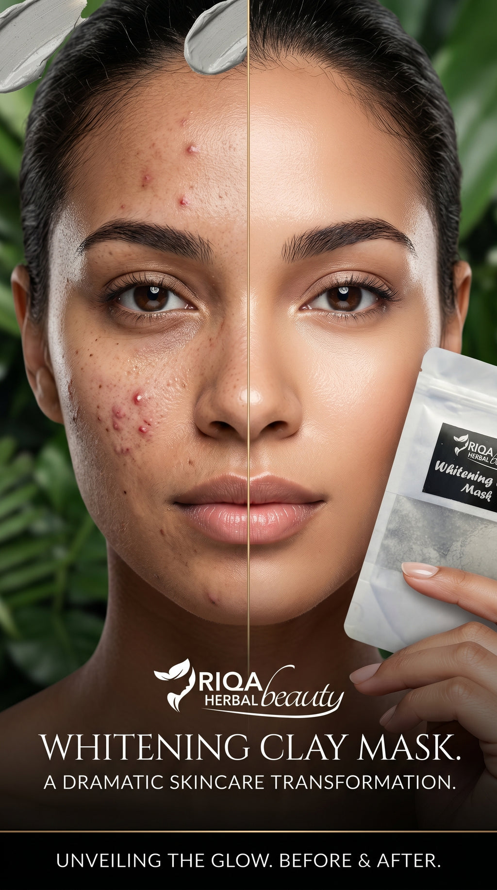 🌿 Clay Mask – Deep Cleansing, Oil Control & Natural Glow