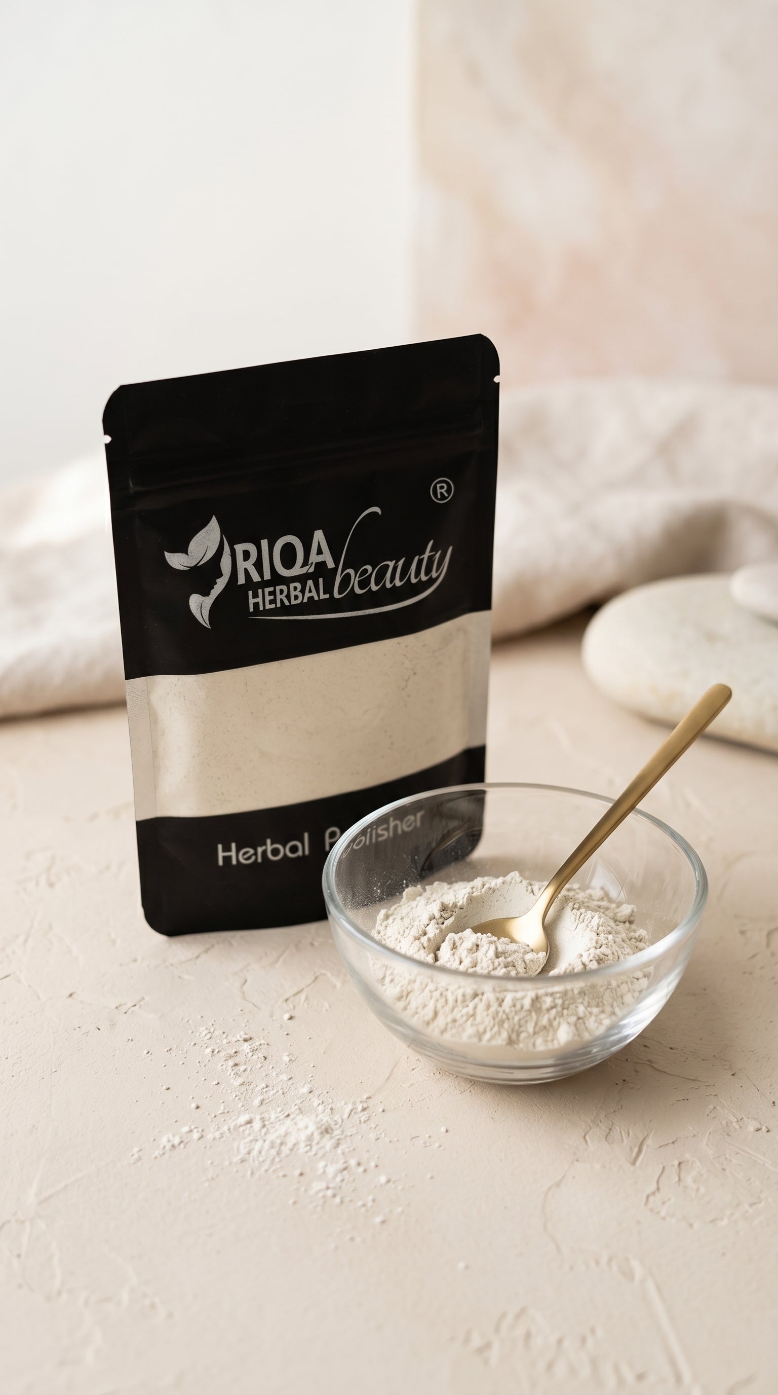 🌿 Herbal Powdered Facial – Natural Glow & Deep Skin Detox
