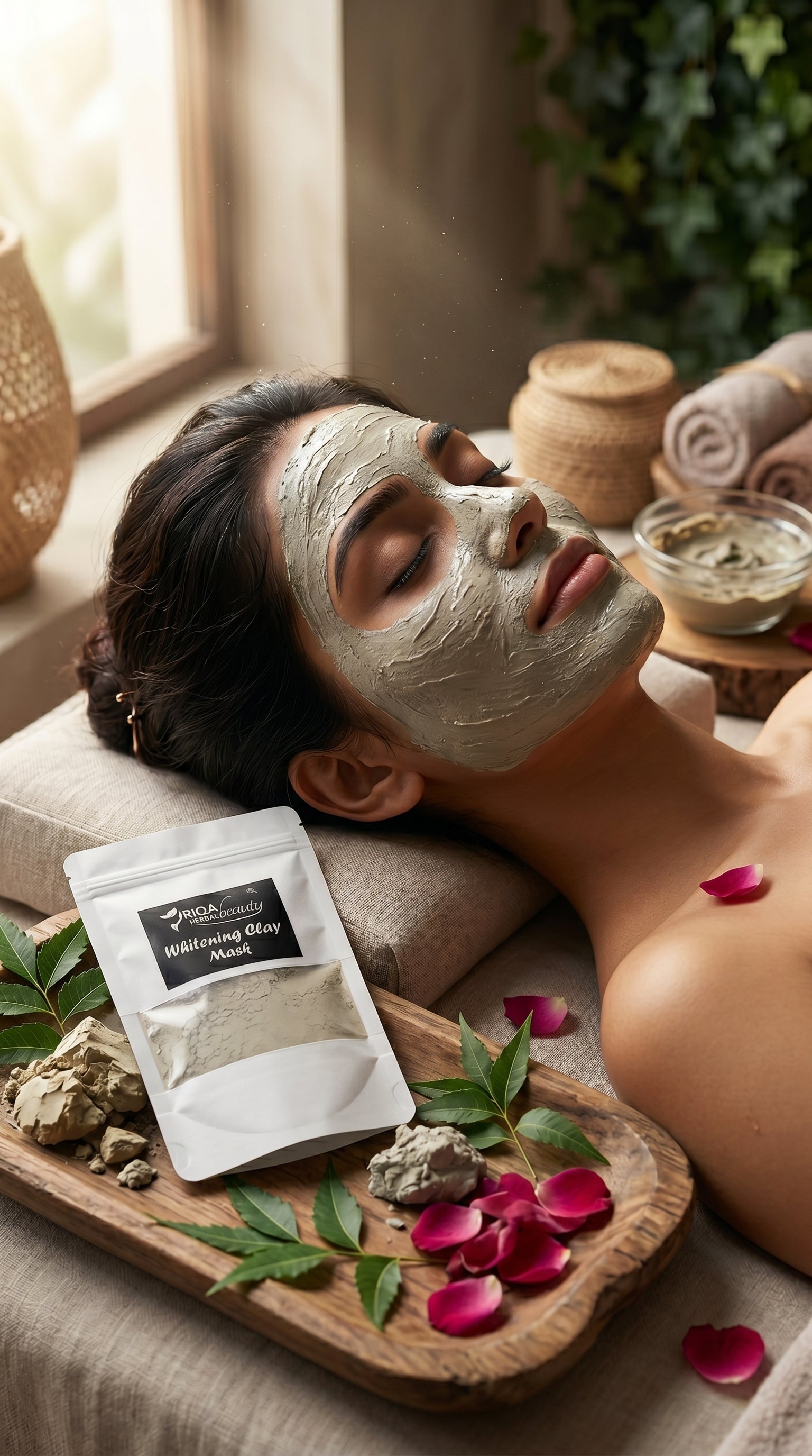 🌿 Clay Mask – Deep Cleansing, Oil Control & Natural Glow