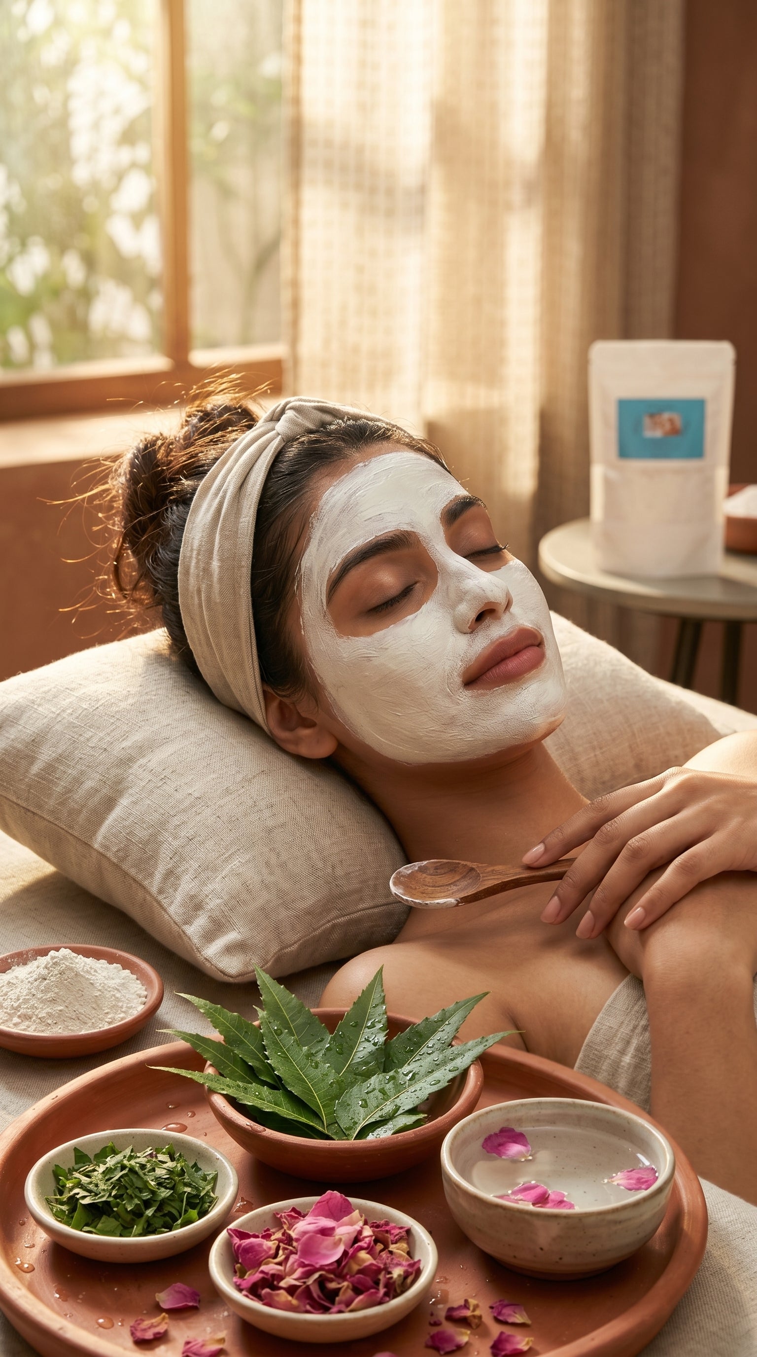 🌿 Zinc Oxide Face Mask – Oil Control & Acne Defense Formula